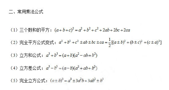 MBA数学必备：代数部分考点分析